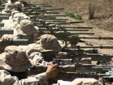Surviving the Cut: US Marine Sniper