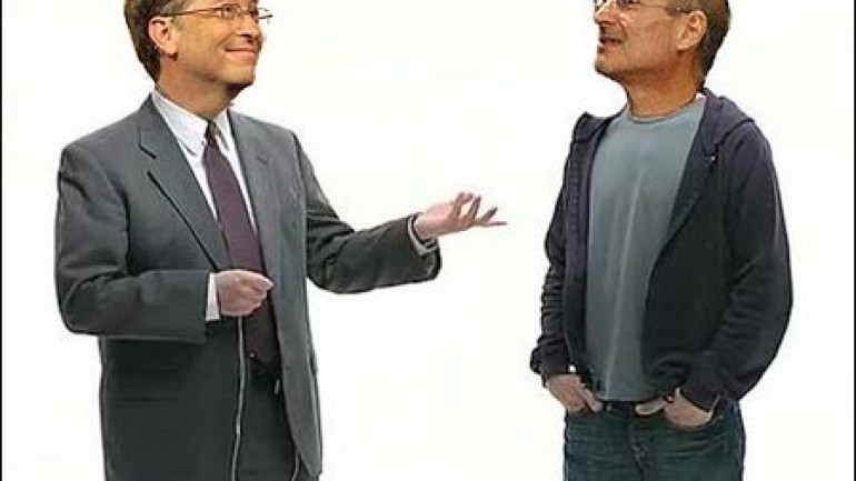Bill Gates v Steve Jobs