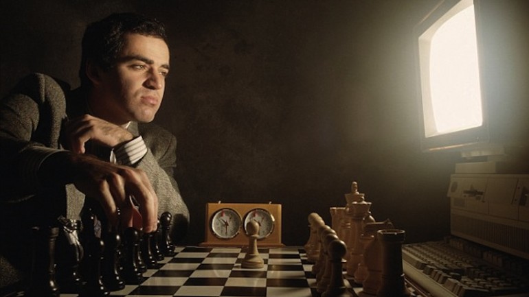 Kasparov cheats Polgar 