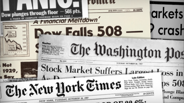 Cancel Crash: The Stock Market Crash of 1987