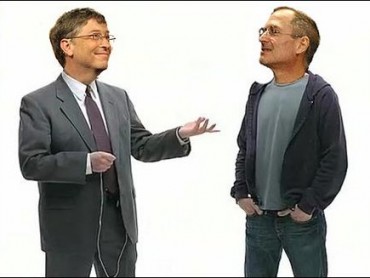 Bill Gates v Steve Jobs